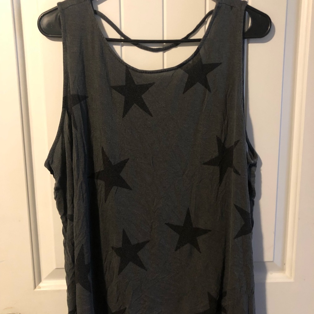 Maurice’s plus size 2 open back tank top